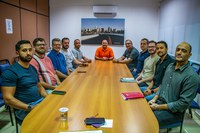 Vereador David Roger recebe coronéis da reserva da PM para tratar sobre o Colégio Cívico Militar