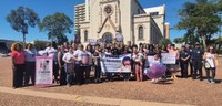 Marcha das Mulheres abre mobilização histórica em Catanduva no combate à violência feminina; Legislativo esteve presente no ato