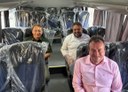 Vereador Marcos Crippa acompanha entrega de micro-ônibus à Secretaria de Esportes de Catanduva