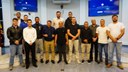 Vereador Marcos Crippa homenageia equipe futebol da Câmara por bronze em torneio do Dia do Trabalhador