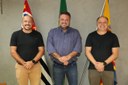 Vereadores David Roger e Marcos Crippa recebem supervisor de ensino; autoridades tratam sobre Escola Cívico-Militar